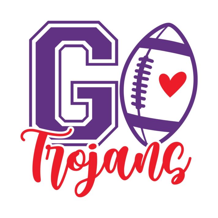 Go Trojans Football SVG 4000