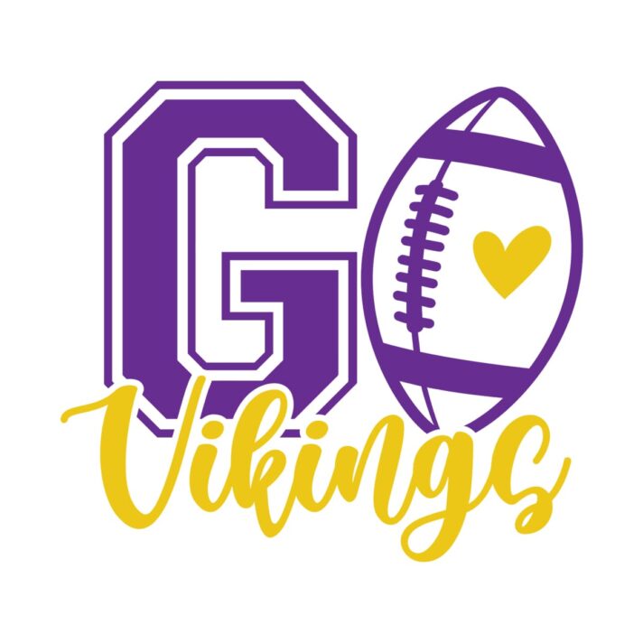 Go Vikings Football SVG 4050