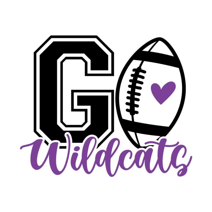Go Wildcats Football SVG 3978