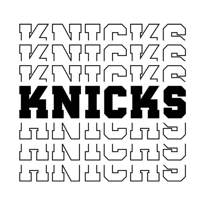 Knicks Stacked SVG 3887