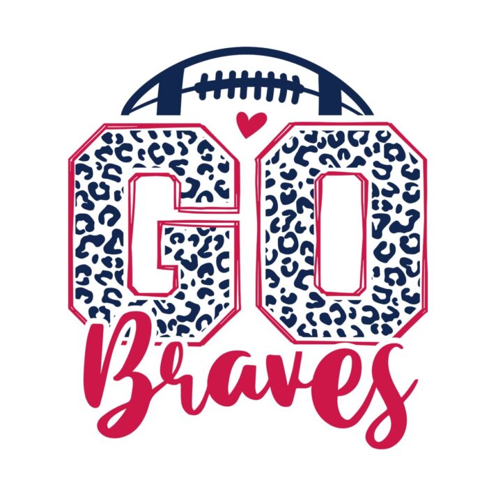 Leopard Go Braves Football SVG 4224