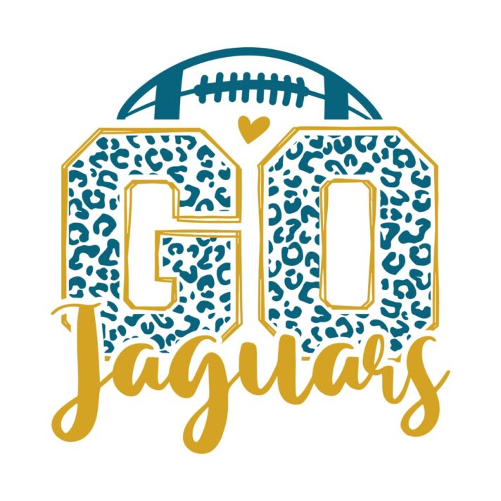 Leopard Go Jaguars Football SVG 4131