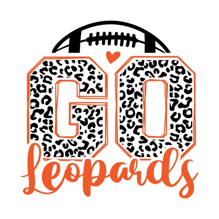 Leopard Go Leopards Football SVG 4174