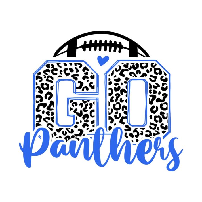 Leopard Go Panthers Football SVG 4134