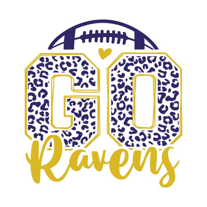 Leopard Go Ravens Football SVG 4178