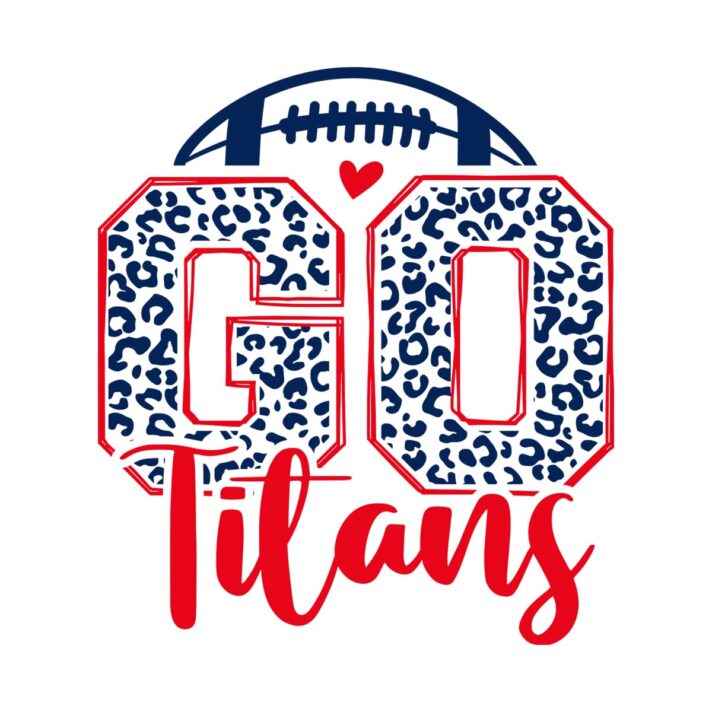 Leopard Go Titans Football SVG 4221