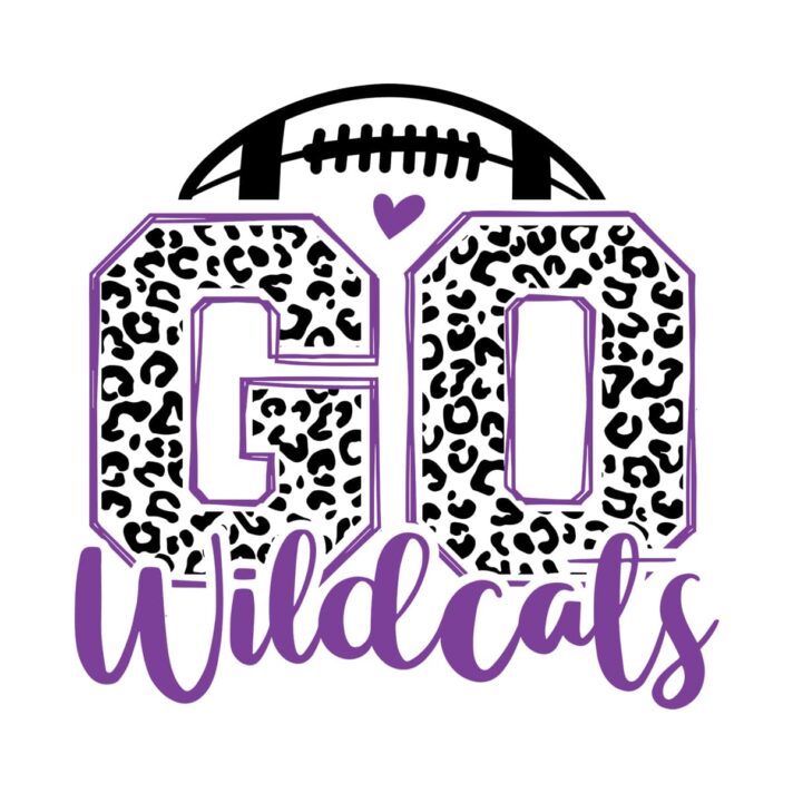 Leopard Go Wildcats Football SVG 4141