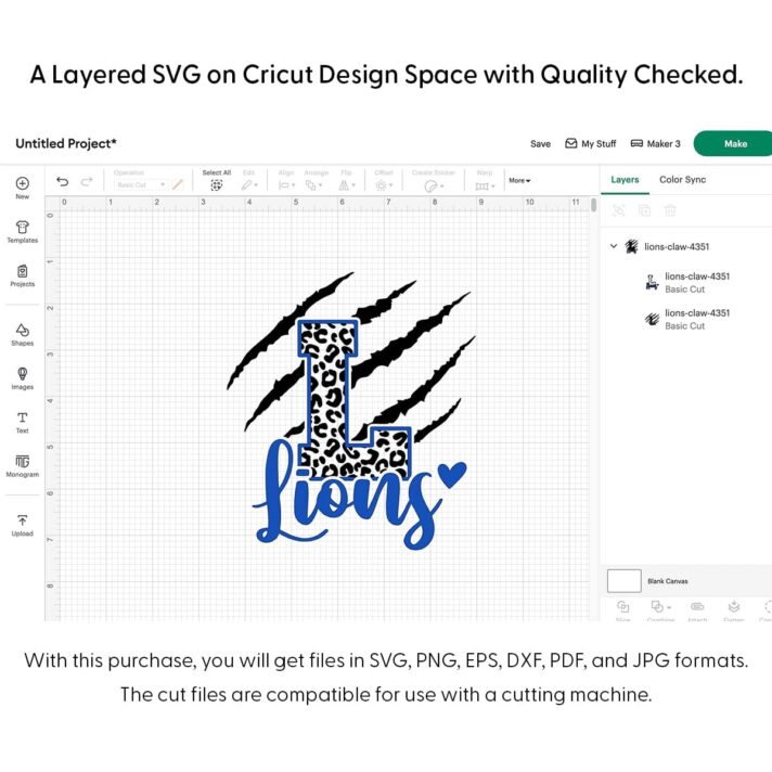 Lions Claw SVG 4351