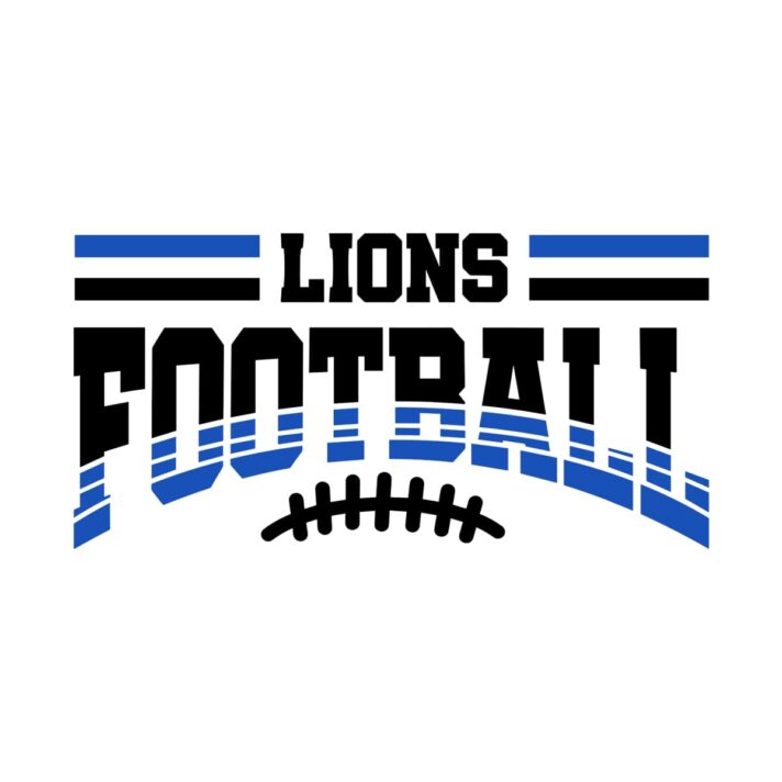 Lions Football SVG 4259