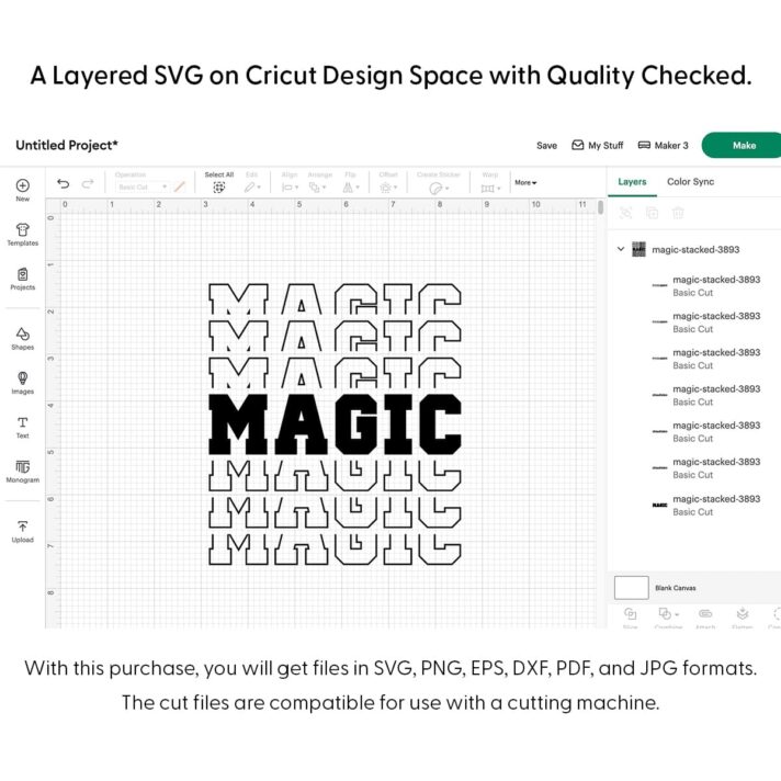 Magic Stacked SVG 3893