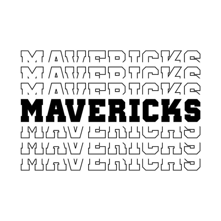 Mavericks Stacked SVG 3896
