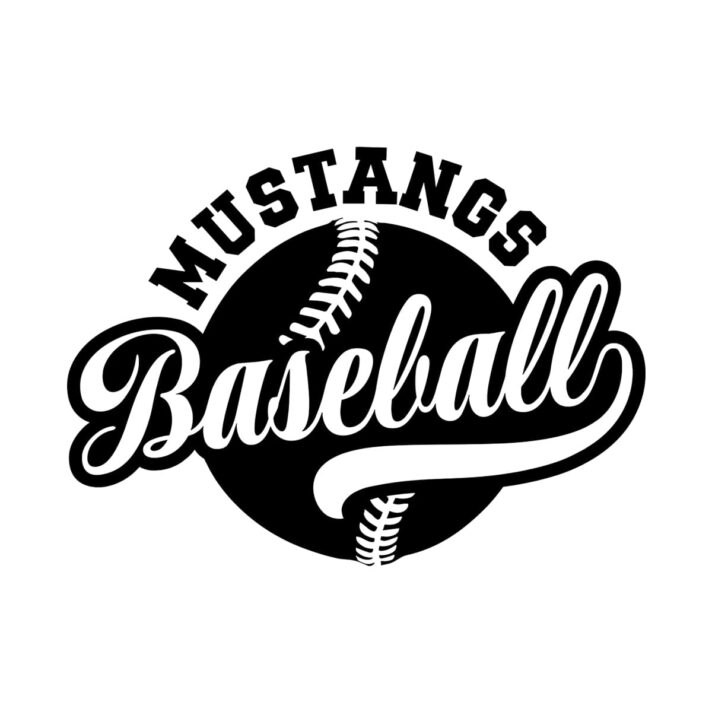 Mustangs Baseball SVG 4103
