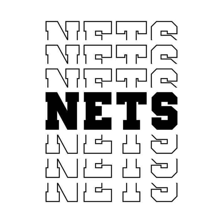 Nets Stacked SVG 3899