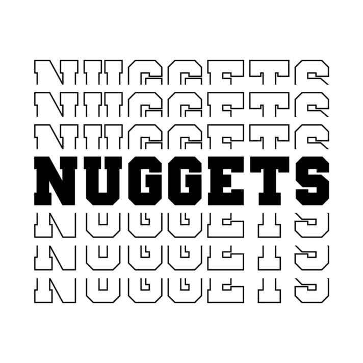 Nuggets Stacked SVG 3902
