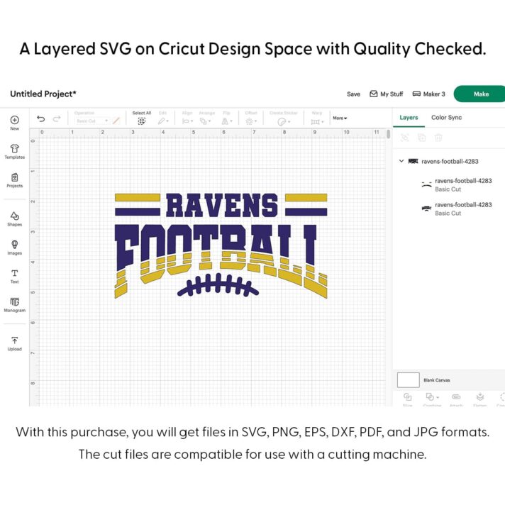 Ravens Football SVG 4283