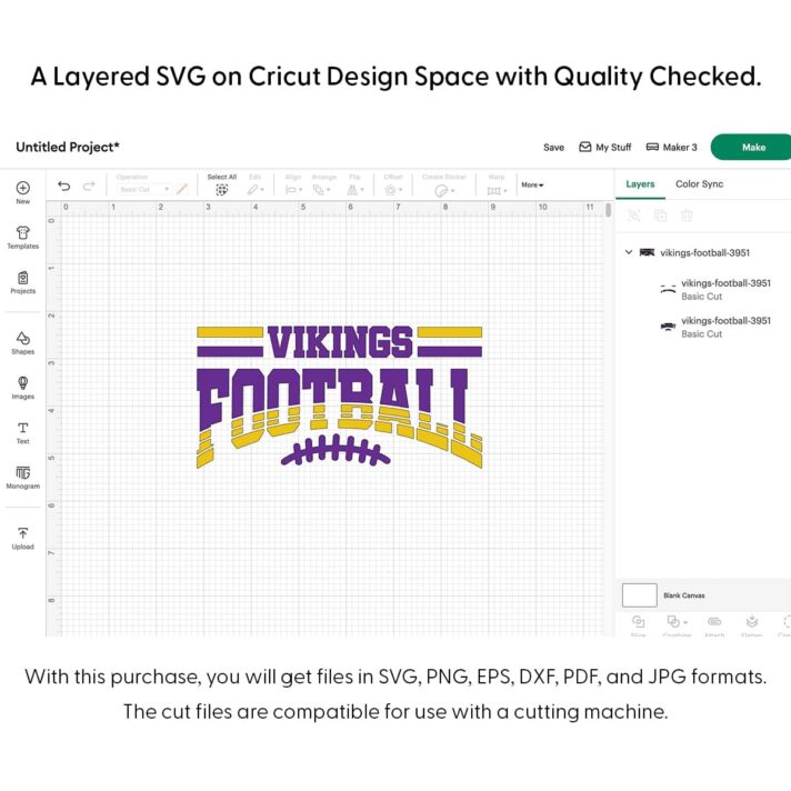 Vikings Football SVG 3951