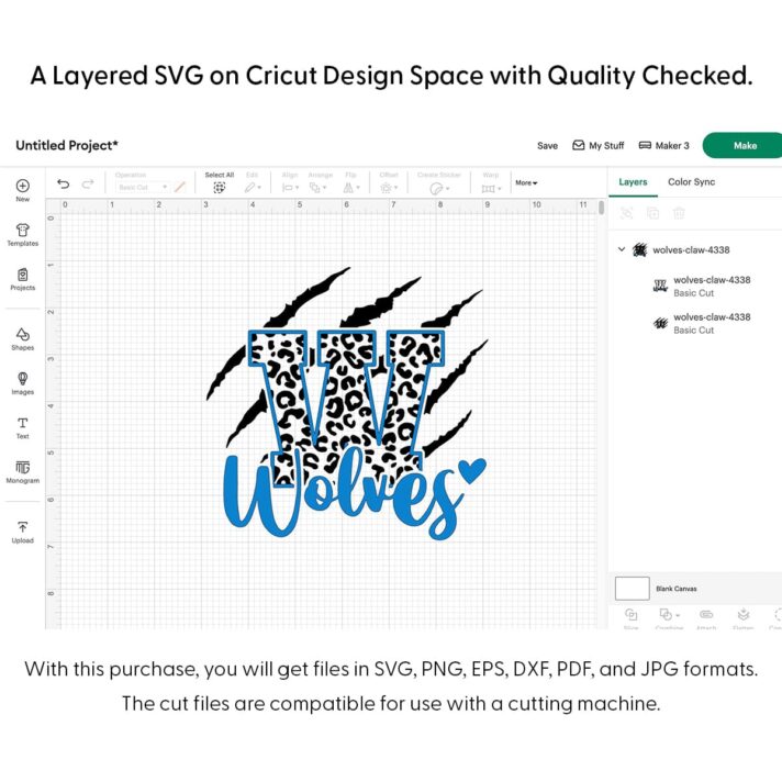 Wolves Claw SVG 4338