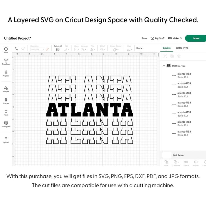 Atlanta SVG 7153