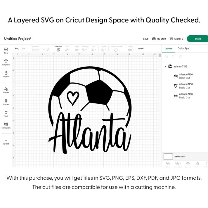 Atlanta Soccer SVG 7156