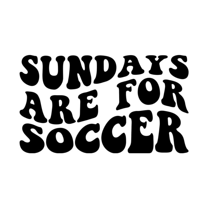 Sundays Are For Soccer SVG 7150