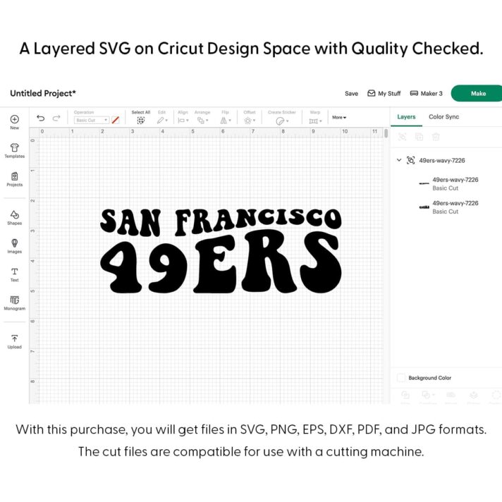 49ers Wavy SVG 7226