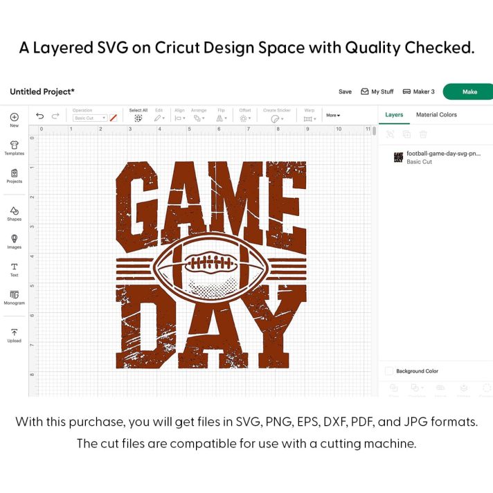 Football Game Day Svg Png 7261 Cricut