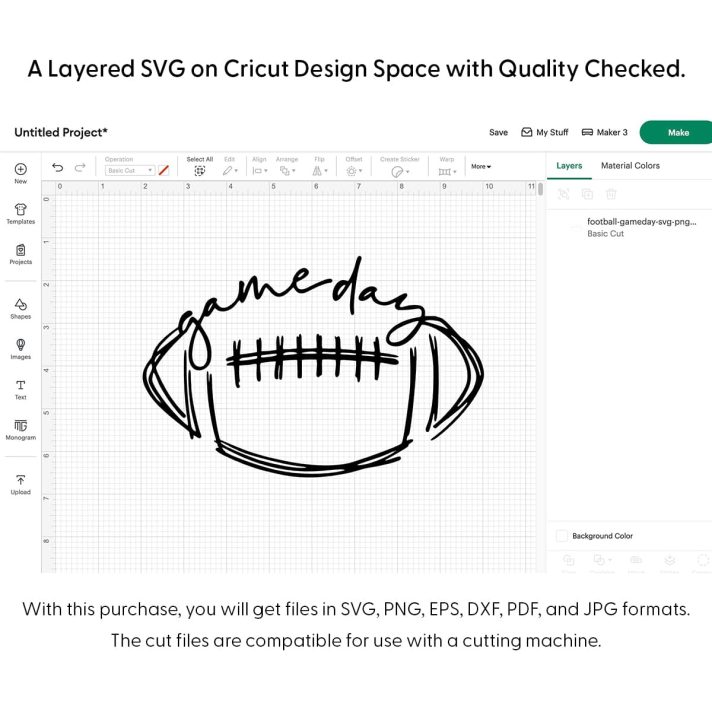 Football Gameday Svg Png 7246 Cricut