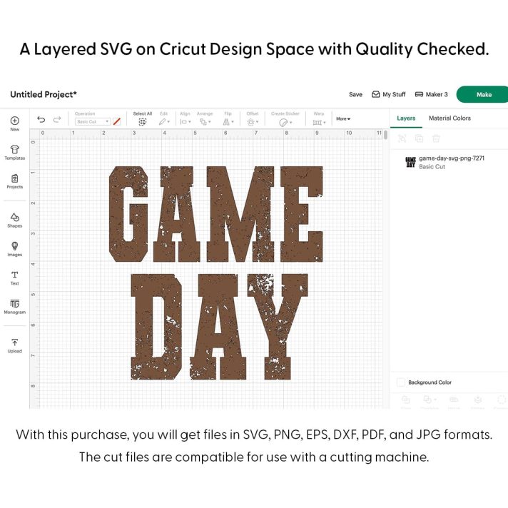 Game Day Svg Png 7271 Cricut