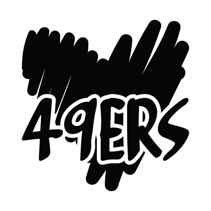 49ers Heart Svg Png 7341 A