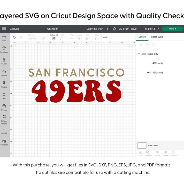 San Francisco 49ers Svg Png 7356 Cricut