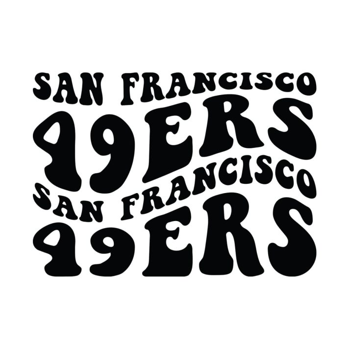 San Francisco 49ers Wavy Svg Png 7344 A