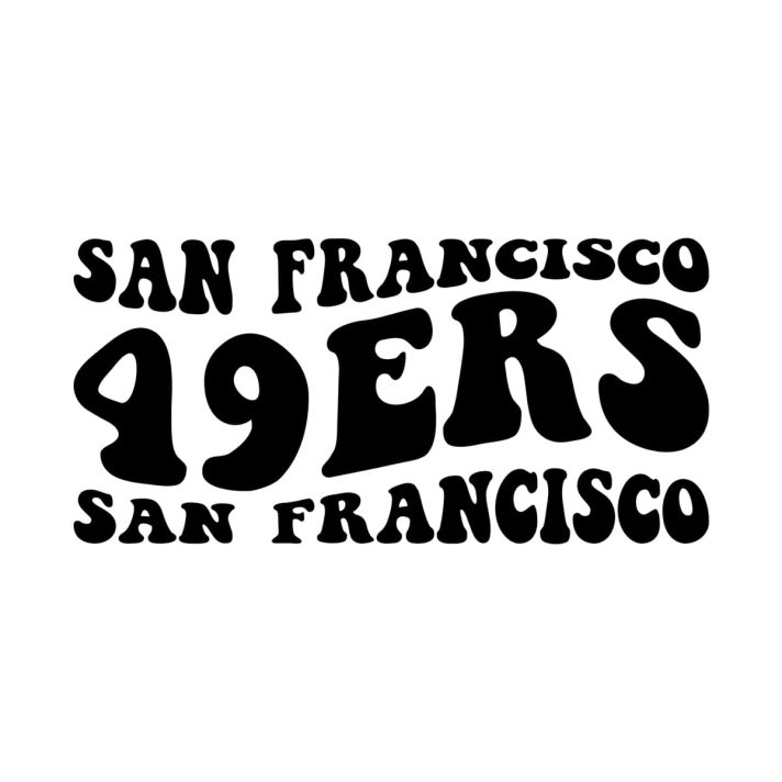 San Francisco 49ers Wavy Svg Png 7359 A