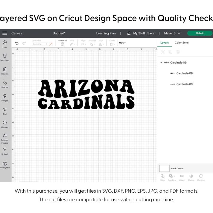 Arizona Cardinals Wavy Svg Png 7561 Cricut