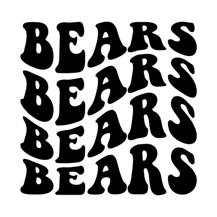 Bears Wavy Stacked Svg Png 7398 A