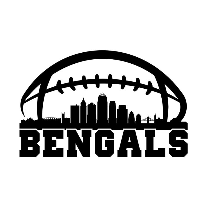 Bengals City Football Svg Png 7417 A