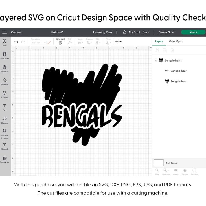 Bengals Heart Svg Png 7407 Cricut