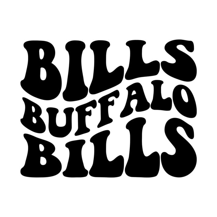 Bills Buffalo Wavy Svg Png 7456 A