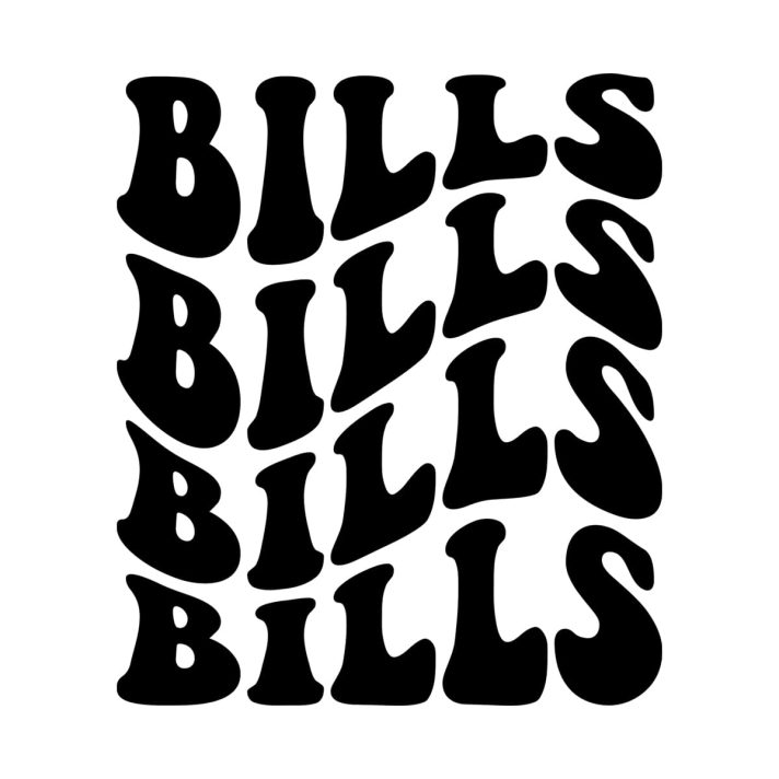 Bills Wavy Stacked Svg Png 7459 A