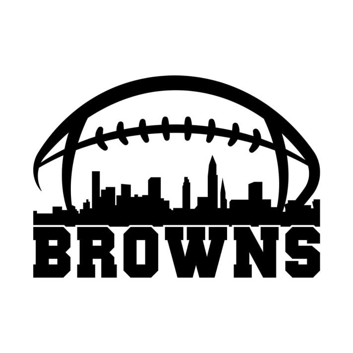 Browns City Football Svg Png 7516 A