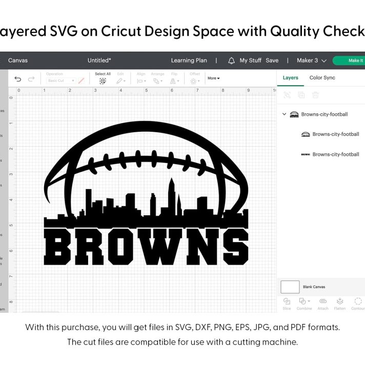 Browns City Football Svg Png 7516 Cricut