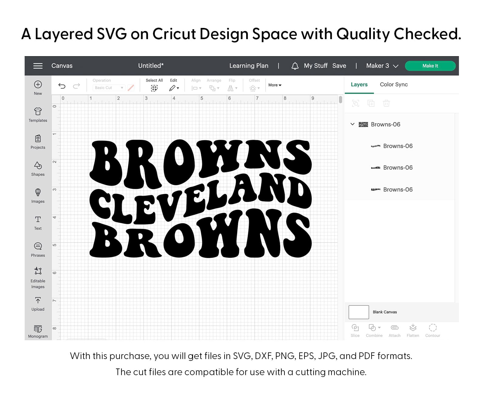 Browns Cleveland Wavy Svg Png 7522 Cricut