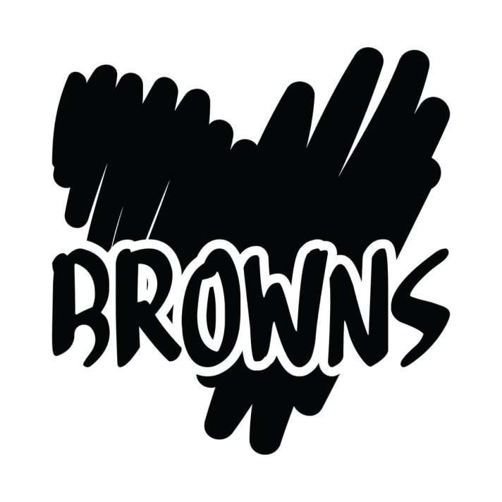 Browns Heart Svg Png 7505 A