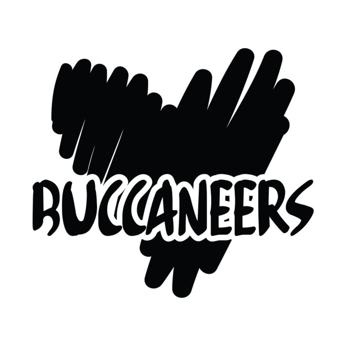 Buccaneers Heart Svg Png 7553 A