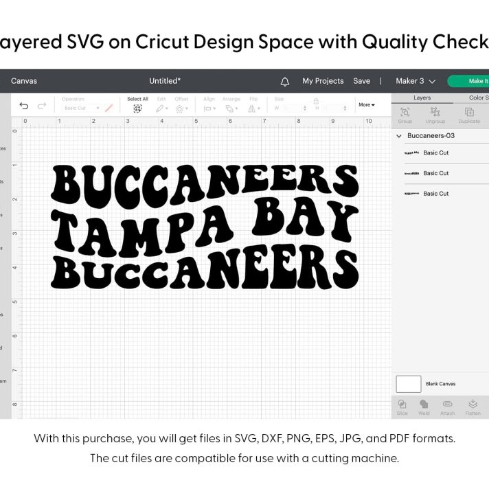 Buccaneers Tampa Bay Wavy Svg Png 7537 Cricut