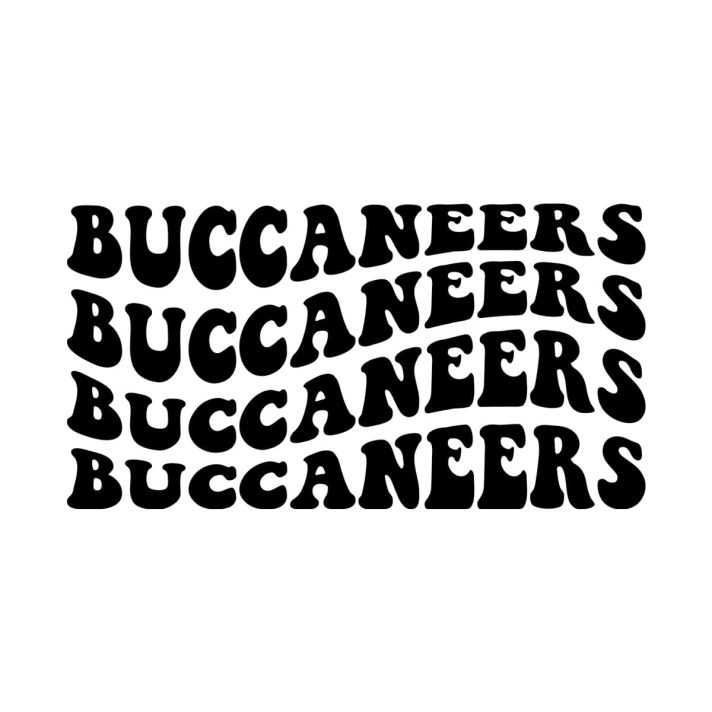 Buccaneers Wavy Stacked Svg Png 7534 A