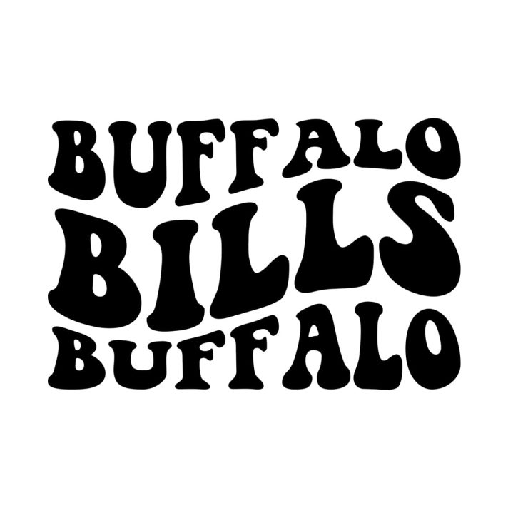 Buffalo Bills Wavy Svg Png 7453 A