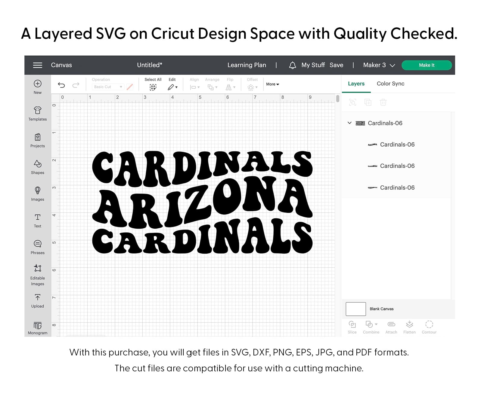 Cardinals Arizona Wavy Svg Png 7584 Cricut