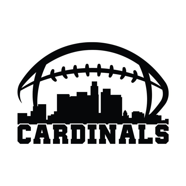 Cardinals City Football Svg Png 7575 A