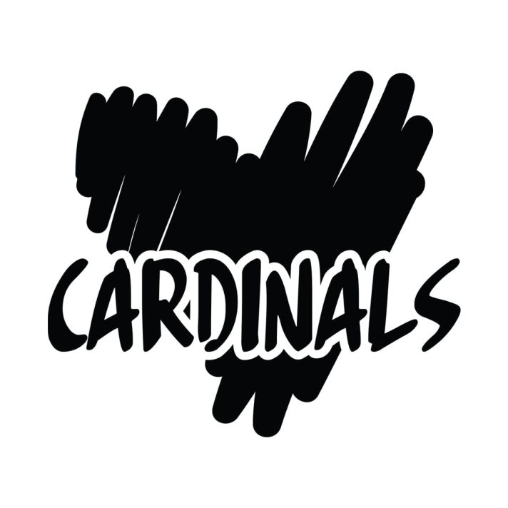 Cardinals Hearts Svg Png 7564 A