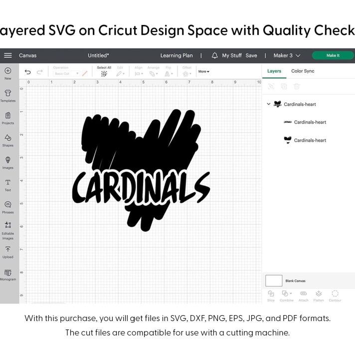 Cardinals Hearts Svg Png 7564 Cricut